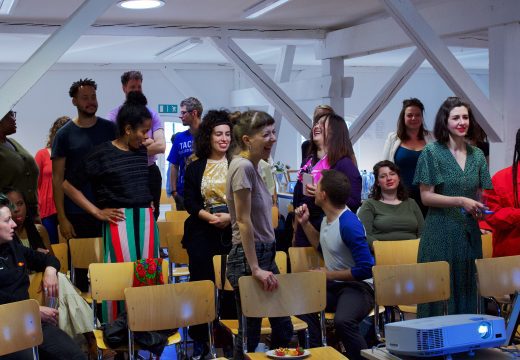 Group of fellows in conference room at Action Academy in Berlin
