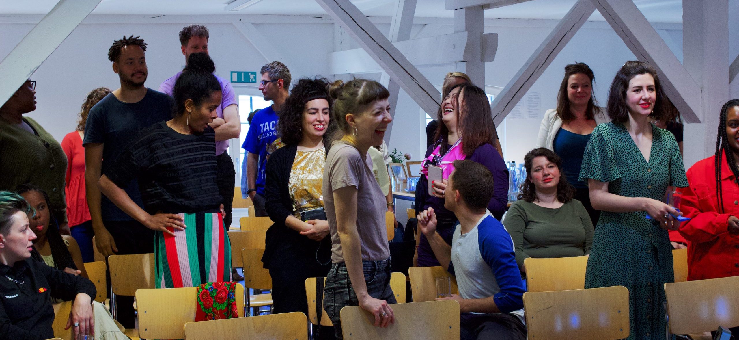Group of fellows in conference room at Action Academy in Berlin