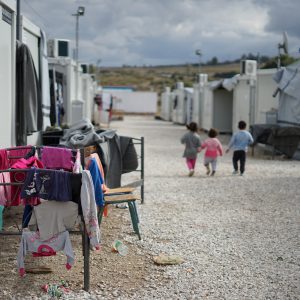 Photo of a refugee camp in Syria